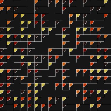 Dekoratif diyagram renkli geometrik şekiller arkaplan resimlemesi