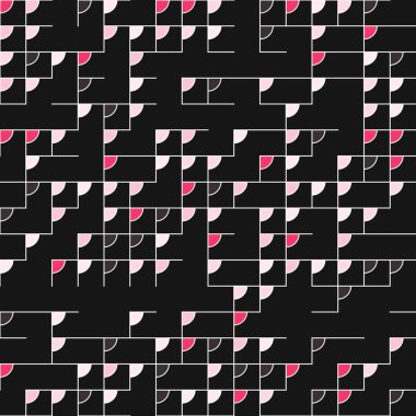 Dekoratif diyagram renkli geometrik şekiller arkaplan resimlemesi