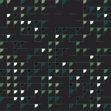 Dekoratif diyagram renkli geometrik şekiller arkaplan resimlemesi