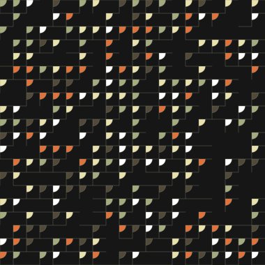 Dekoratif diyagram renkli geometrik şekiller arkaplan resimlemesi