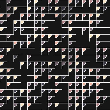 Dekoratif diyagram renkli geometrik şekiller arkaplan resimlemesi