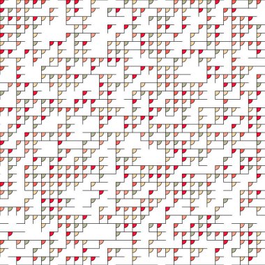 Dekoratif diyagram renkli geometrik şekiller arkaplan resimlemesi