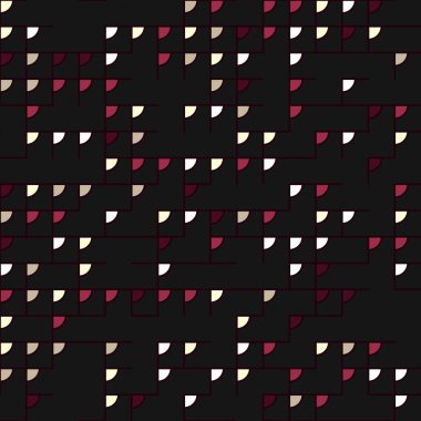 Dekoratif diyagram renkli geometrik şekiller arkaplan resimlemesi