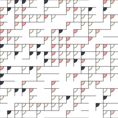 Dekoratif diyagram renkli geometrik şekiller arkaplan resimlemesi