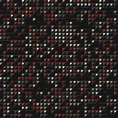 Dekoratif diyagram renkli geometrik şekiller arkaplan resimlemesi