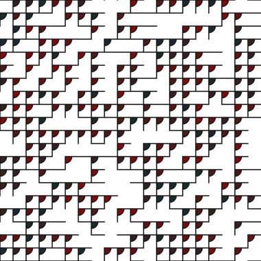 Dekoratif diyagram renkli geometrik şekiller arkaplan resimlemesi