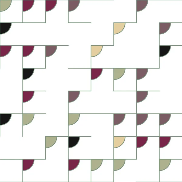 Dekoracyjny Diagram Kolorowe Figury Geometryczne Tło Ilustracja — Wektor stockowy