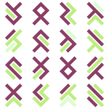 Asemic Glyph writing hieroglyph imitation abstract illustration