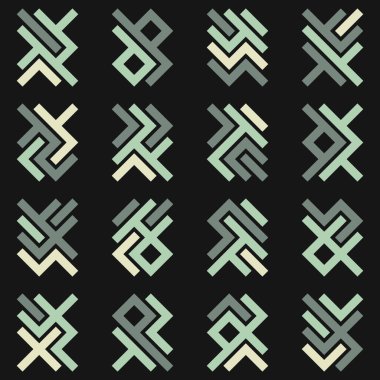 Asemic Glyph writing hieroglyph imitation abstract illustration