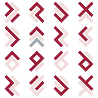 Asemic Glyph writing hieroglyph imitation abstract illustration