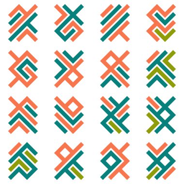 Asemic Glyph writing hieroglyph imitation abstract illustration