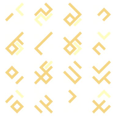 Asemic Glyph writing hieroglyph imitation abstract illustration