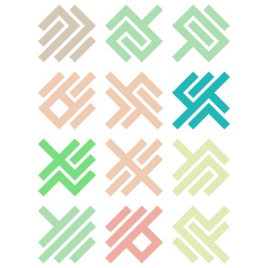 Asemic Glyph writing hieroglyph imitation abstract illustration