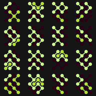 Asemic Glyph writing hieroglyph imitation abstract illustration