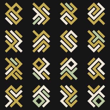 Asemic Glyph writing hieroglyph imitation abstract illustration