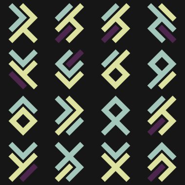 Asemic Glyph writing hieroglyph imitation abstract illustration