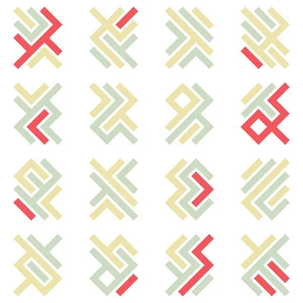 Asemic Glyph Writing Hieroglyph Imitation Abstract Illustration — Stock vektor