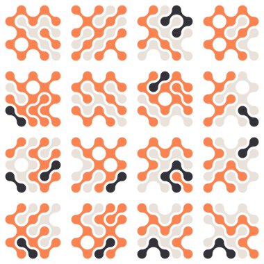 Asemic Glyph writing hieroglyph imitation abstract illustration