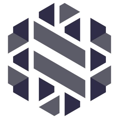  Altıgen Üçgen Paketli 3 boyutlu illüzyon soyut illüstrasyon