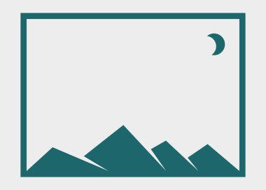 Geometrik Dağlar siluet manzara resmi