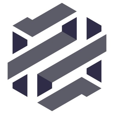  Altıgen Üçgen Paketli 3 boyutlu illüzyon soyut illüstrasyon