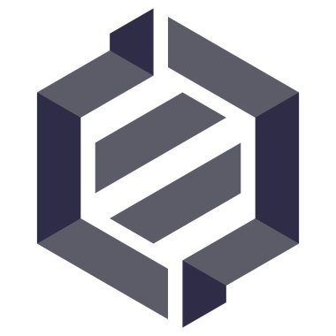  Altıgen Üçgen Paketli 3 boyutlu illüzyon soyut illüstrasyon