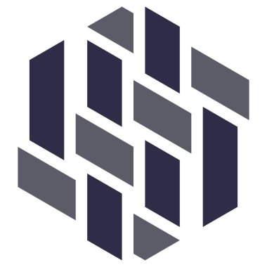  Altıgen Üçgen Paketli 3 boyutlu illüzyon soyut illüstrasyon