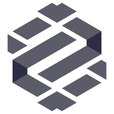  Altıgen Üçgen Paketli 3 boyutlu illüzyon soyut illüstrasyon