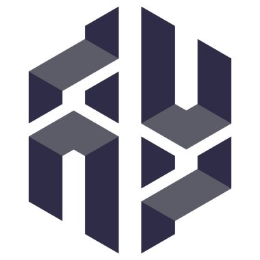  Altıgen Üçgen Paketli 3 boyutlu illüzyon soyut illüstrasyon