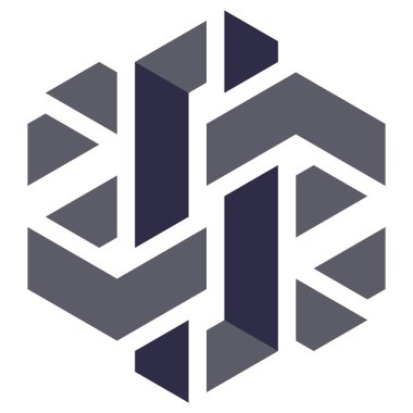  Altıgen Üçgen Paketli 3 boyutlu illüzyon soyut illüstrasyon