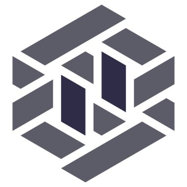  Altıgen Üçgen Paketli 3 boyutlu illüzyon soyut illüstrasyon