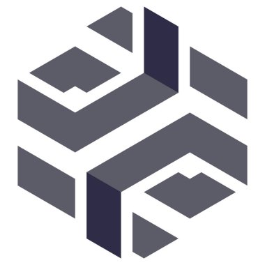  Altıgen Üçgen Paketli 3 boyutlu illüzyon soyut illüstrasyon