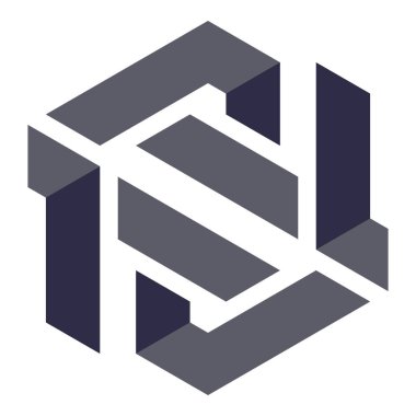  Altıgen Üçgen Paketli 3 boyutlu illüzyon soyut illüstrasyon