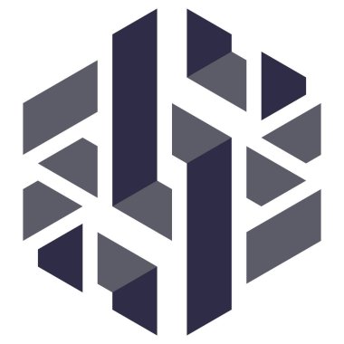  Altıgen Üçgen Paketli 3 boyutlu illüzyon soyut illüstrasyon