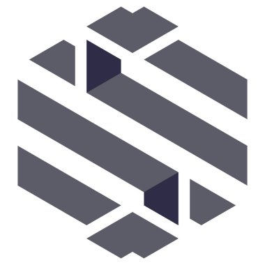  Altıgen Üçgen Paketli 3 boyutlu illüzyon soyut illüstrasyon