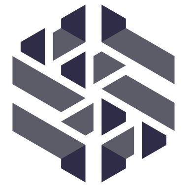  Altıgen Üçgen Paketli 3 boyutlu illüzyon soyut illüstrasyon