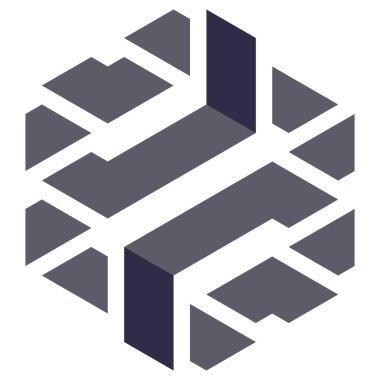  Altıgen Üçgen Paketli 3 boyutlu illüzyon soyut illüstrasyon