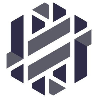  Altıgen Üçgen Paketli 3 boyutlu illüzyon soyut illüstrasyon