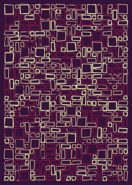 Ofset Quad üretken sanat arkaplan çizimi