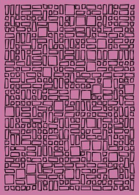 Ofset Quad üretken sanat arkaplan çizimi