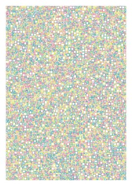 Ofset Quad üretken sanat arkaplan çizimi