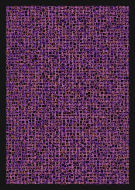 Ofset Quad üretken sanat arkaplan çizimi