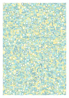 Ofset Quad üretken sanat arkaplan çizimi