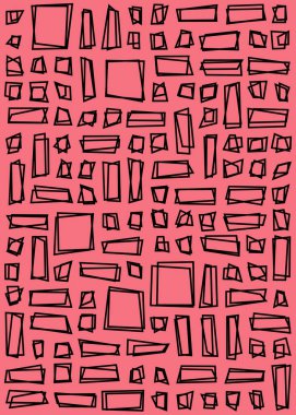 Ofset Quad üretken sanat arkaplan çizimi