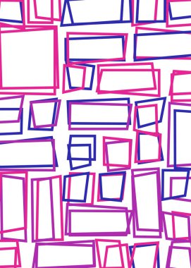 Ofset Quad üretken sanat arkaplan çizimi