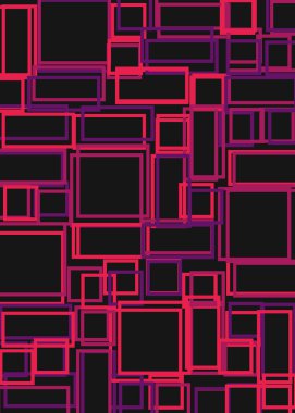 Ofset Quad üretken sanat arkaplan çizimi