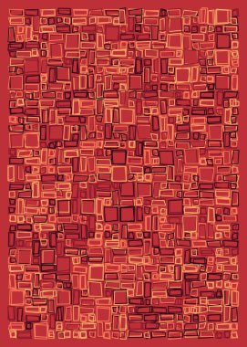 Ofset Quad üretken sanat arkaplan çizimi