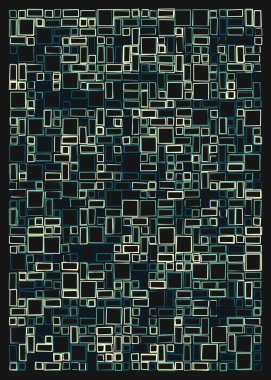 Ofset Quad üretken sanat arkaplan çizimi