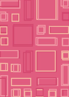 Ofset Quad üretken sanat arkaplan çizimi