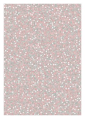 Ofset Quad üretken sanat arkaplan çizimi